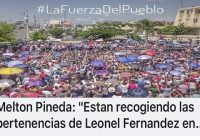 Los Tereques de Leonel, ayer fueron retirados (Décima)