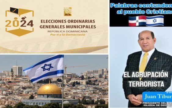 Pastor Juan Tiburcio condena Abinader apoye a terrorista de Hamás y llama a votar en su contra este domingo; Vídeo