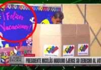 Venezuela: Algunas fechorías durante los comicios; Maduro vota con mensaje «Felices Vacaciones»; Vídeo