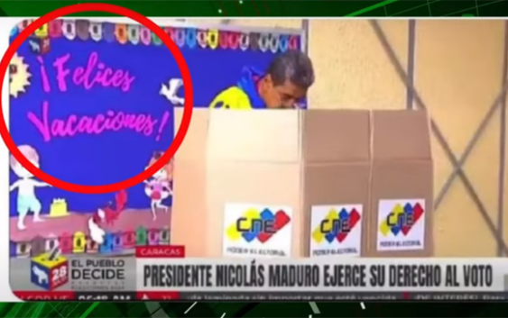 Venezuela: Algunas fechorías durante los comicios; Maduro vota con mensaje «Felices Vacaciones»; Vídeo