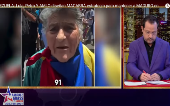 Anciana de 91 años protesta en las calles contra el triunvirato de Venezuela; En este vídeo dice porqué