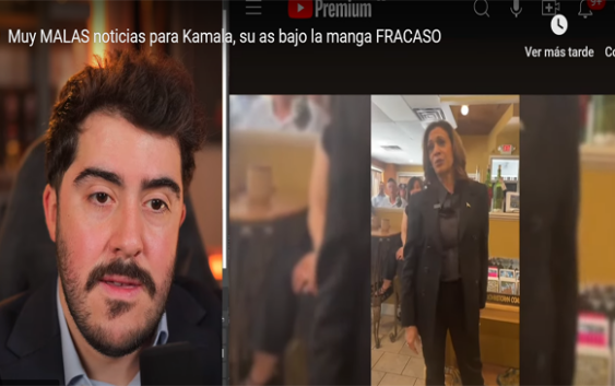 «Risa Loca» (Kamala Harris) pasa desapercibida en restaurante de Pensilvania; Vídeo