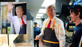 Presidente Donald Trump se vuelve empleado de McDonald’s y explota la Internet y las redes; Vídeos