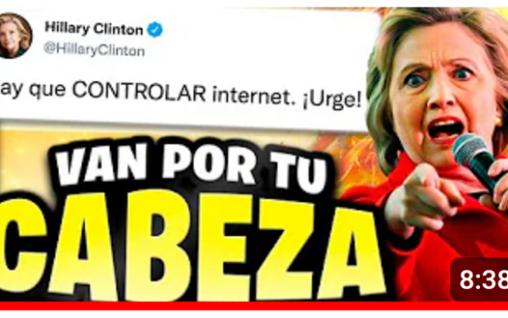 «Antidemócratas» desesperados: Frustrada Hillary Clinton (que debería estar presa) contra libertad de la Internet; Vídeo