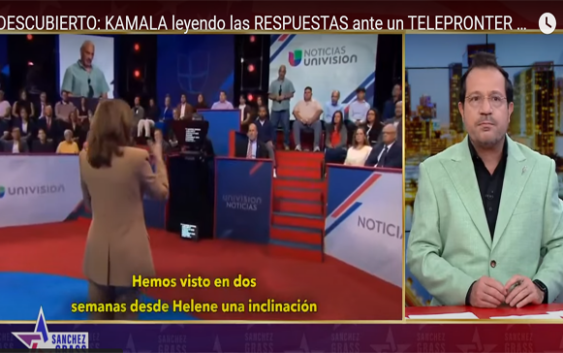 Kamala Harris: Tiene tanta «discapacidad intelectual» que hasta en un estudio de TV tiene que leer en «Teleprónter»; Vídeo