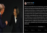 Presidente Donald Trump ofrece auxilio a Kamala Harris tras quiebra; Quedó con US$ 20 MM en deuda; Vídeos