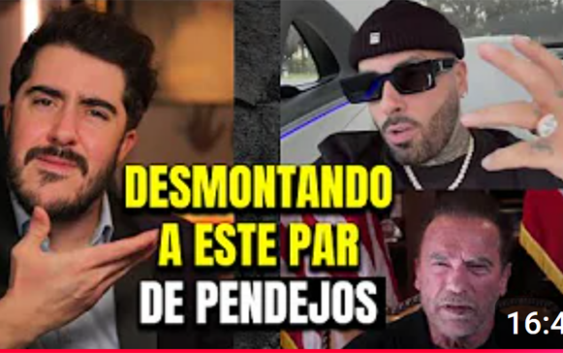 John Acquaviva le quita la careta a Nicky Jam y Schwarzenegger; Vídeo