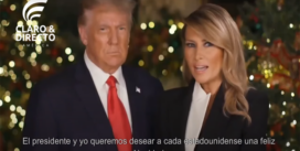 Mientras Kamala «La Satánica» vomita odio Presidente Trump recuerda es «Nacimiento del Niño Jesús» lo que celebramos; Vídeo