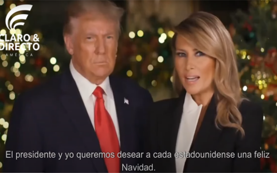 Mientras Kamala «La Satánica» vomita odio Presidente Trump recuerda es «Nacimiento del Niño Jesús» lo que celebramos; Vídeo