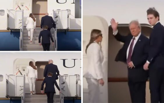 Presidente Donald Trump parte de La Florida hacia Washington para asumir el lunes; Vídeo