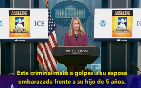 Casa Blanca informa el ICE atrapó criminal de la RD asesinó esposa embarazada frente a hijo de 5 años; Vídeo